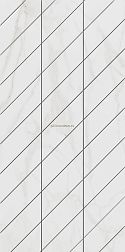 Ametis Supreme Gold Фальшмозаика SM02 Corner Белый Полированный Декор Правый 30x60 см
