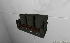 Gama-Decor Ciclo G100500001 Полка 24x13x12, со стаканами