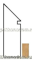 Atlas Concorde Etic Rovere Battiscopa Sag.SX Плинтус 7,2x30 см