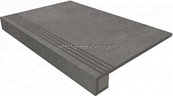 Estima Terra TE03 Anthracite Черная Неполированная + Подступенок (14,5x120) Ступень 33х120 см