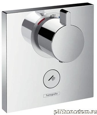 Hansgrohe Select 15761000 Термостат ShowerSelect с запорным вентилем (внешняя часть)