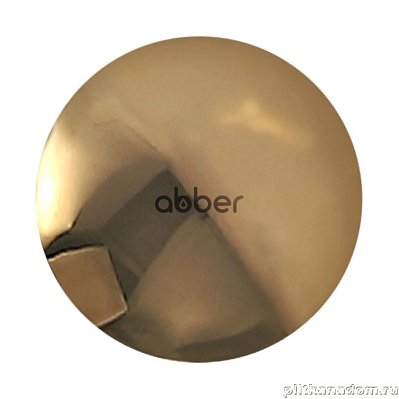 Накладка на слив для раковины Abber AC0014GG золото, керамика