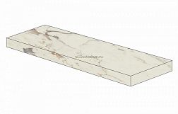 Atlas Concorde Russia Allure Капрайя Белая Матовая Ступень Угловая Правая 33x160 см