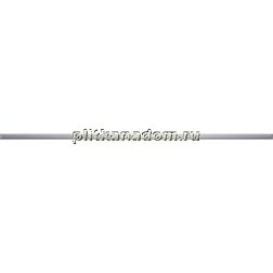 Azori Универсальные металлический Бордюр Серый Глянцевый Stainless Steel Silver 2x63 см