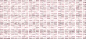 Cersanit Pudra PDG073D Мозаика рельеф розовый Настенная плитка 20х44 см