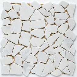 Starmosaic Wild Stone Split White Matt (JMST040) Мрамор Мозаика 30,5х30,5