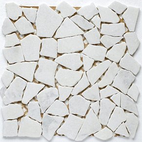 Starmosaic Wild Stone Split White Matt (JMST040) Мрамор Мозаика 30,5х30,5