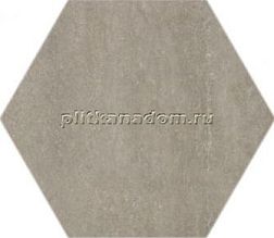 Casalgrande Padana Marmoker Travertino Santa Katerina Esagono Lucido Декор 51,9х30 см