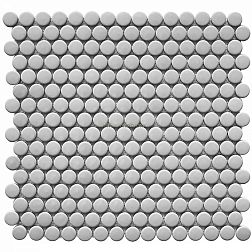 Starmosaic Homework Penny Round Grey Glossy Мозаика 30,9х31,5