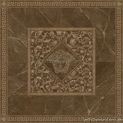 Versace Emote Rosone Pulpis Marrone Панно 156х156 (из 4-х плиток) см