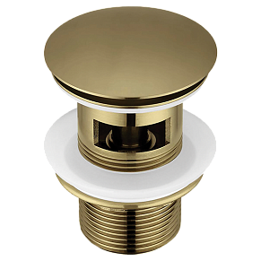Донный клапан 1 1/4 Elghansa WBT-122-Bronze для раковины с переливом