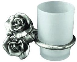Стакан для щеток Art&Max Rose AM-0914-T, серебро