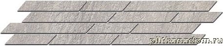 Керама Марацци Гренель SG144-004 Серый мозаичный Бордюр 9,8х46,5 см