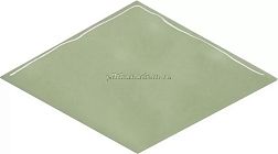Kerama Marazzi Риад KMD2SRB008BN Декор зелёный светлый глянцевый 13,5x7,8 см