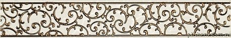 LB-Ceramics Анастасия 1504-0132 Бордюр орнамент кремовый 7,5х45