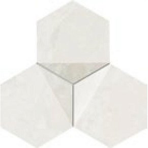 Tubadzin Scoria White Белая Матовая Мозаика 16,5х19,2 см
