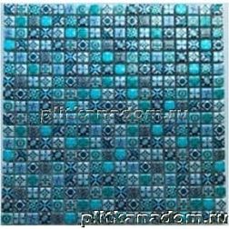 Bonaparte Мозаика стеклянная Xindi Blue 30х30 (1,5х1,5)