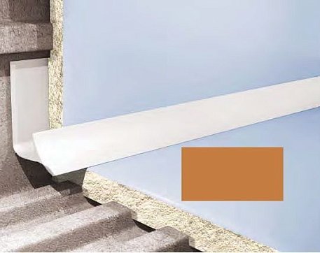 Cezar Профиль для плитки внутренний 7мм карамель 0,7х250 см