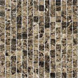 Starmosaic Wild Stone Dark Emperador Polished (JMST023) Мрамор Мозаика 30,5х30,5 (2х2)