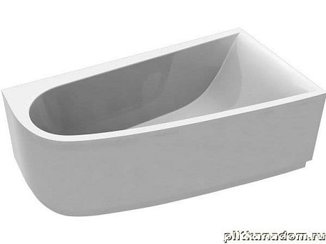 Vayer Boomerang 170.090.045.1-2.2.0.0 Асимметиричная акриловая ванна 170х90x45 R