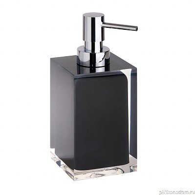 Bemeta Vista 120109016-100 Отдельностоящий дозатор жидкого мыла; чёрный
