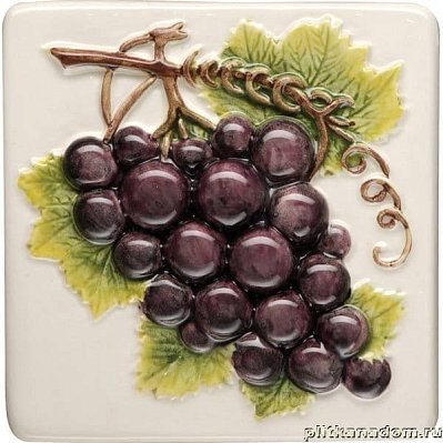 Original Style La Belle Collection Coupe de Fruits KHP5805BN Black Grapes Декор 10х10