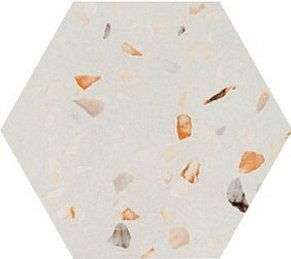 Pamesa Ceramica Doria Hex. Bianco Белый Матовый Керамогранит 25,8x29 см