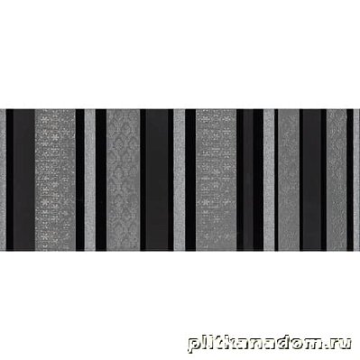 Emil Ceramica Bon Ton Patterns Black Декор настенный 20х50