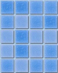 Irida Breeze Sky Blue Стеклянная мозаика 32,7х32,7 см