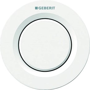 Geberit Тип 01 116.041.11.1 Пневмоклавиша смыва дистанционная, для одинарного смыва, Белый «Alpine»