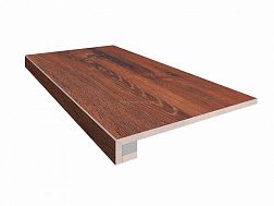 Estima Brigantina BG05 Wenge + Подступенок (14,5x120) Коричневая Матовая Ступень 33х120 см