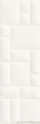 Плитка Meissen Pillow Game рельеф белый 29x89 см