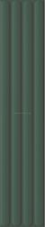 DNA tiles Plinto Out Green Matt Зеленая Матовая Настенная плитка 10,7x54,2 см