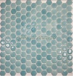 Gidrostroy Стеклянная мозаика TN-012 Голубая Глянцевая 30x30 см