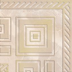 Eurotile Rolex 49 Versace Бежевая Глянцевая Угловая Вставка 11х11 см