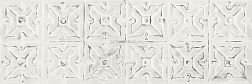 Eurotile Rebellion 693 Relief Белая Матовая Рельефная Настенная плитка 30x90 см
