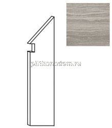 Atlas Concorde Marvel Pro Travertino Silver Battiscopa Sag. DX Плинтус 7,2x30 см