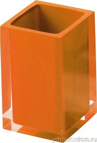 Gedy Rainbow, настольный стакан, оранжевый, RA98(67)