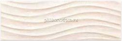 Ceramica Color Salomea Cream Wave Настенная плитка 25х75 см
