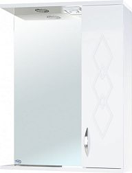 Зеркало-шкаф Bellezza Элеганс 55 R белое
