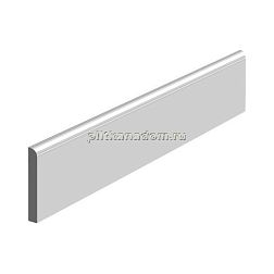 Iris Ceramica Camp Battiscopa Canvas White Плинтус 9х60 см