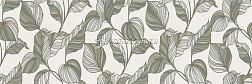 Ragno Vida RA79 Decoro Edera Verde Touch Rett Зеленая Матовая Ректифицированная Настенная плитка 30x90 см