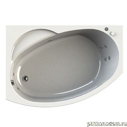 Wachter Monti Гидромассажная ванна 150х105 левосторонняя, фронтальная панель, каркас, слив-перелив, система гидромассажа (6 джет белые)