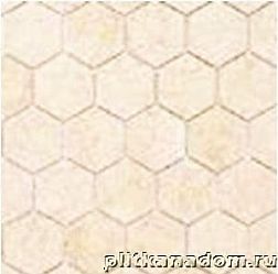 Caramelle Pietrine Hexagonal Crema Marfil MAT hex Мозаика 29,5x30,5х6 (1,8x3) см