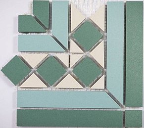 Керамика будущего(CF Systems) Метлахская плитка Глория Микс Матовый Угол 14,4x16,4x16,4