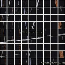 Kerranova Marble Trend Nero Dorato K-1004-СR-m01 Мозаика 30х30 см