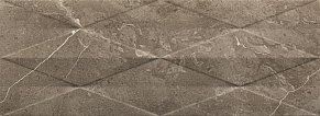 Tubadzin Chisa Olive Struktura Коричневая Глянцевая Ректифицированная Настенная плитка 32,8х89,8 см