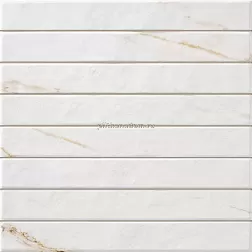 La Platera Golden Brick Белая Матовая Настенная плитка 35x35 см