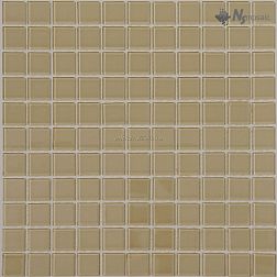 NS-mosaic Crystal series S-468 стекло Бежевая Глянцевая Мозаика 30х30 (2,5х2,5) см