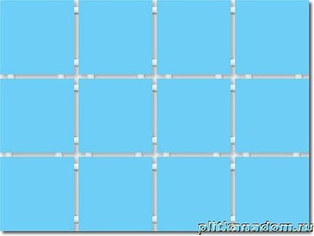 Керама Марацци Суши голубой, полотно Настенная плитка 30х40
